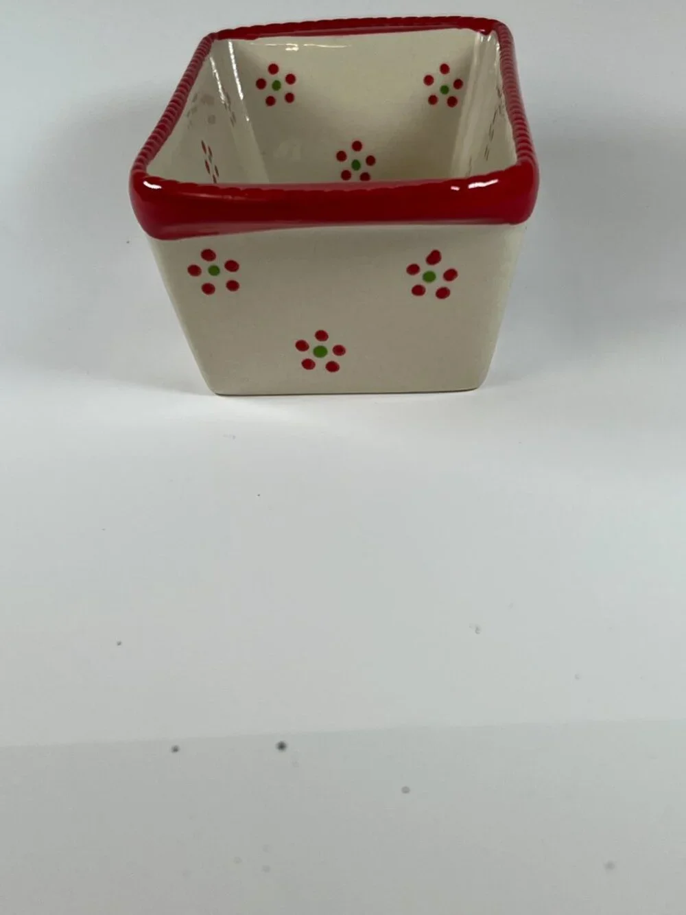 Temptations By Tara 12 OZ Mini Loaf Pan Christmas Holiday Motif Bakeware